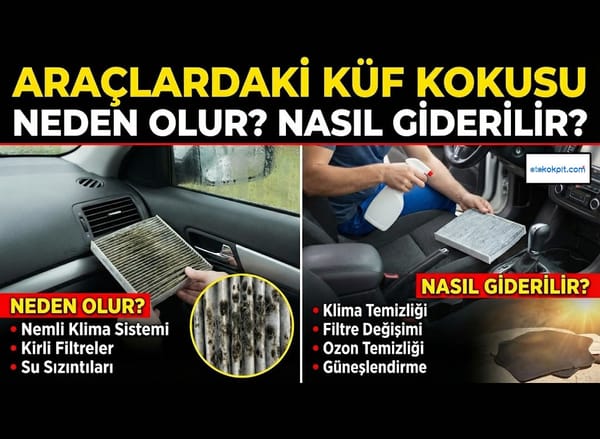 Araçlardaki Küf Kokusu Neden Olur? Nasıl Giderilir?
